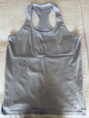 Lululemon swiftly tech tank top light blue